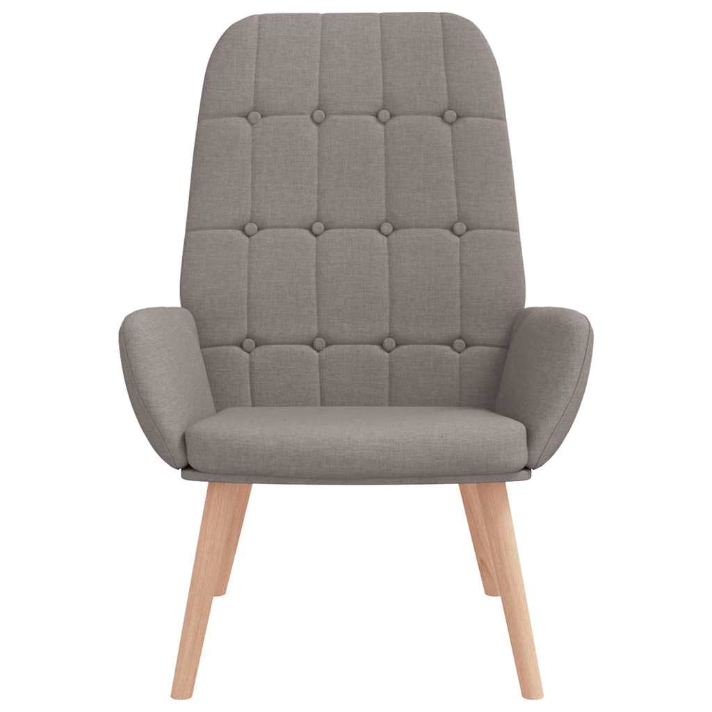 Scaun de relaxare, gri taupe, material textil GartenMobel Dekor