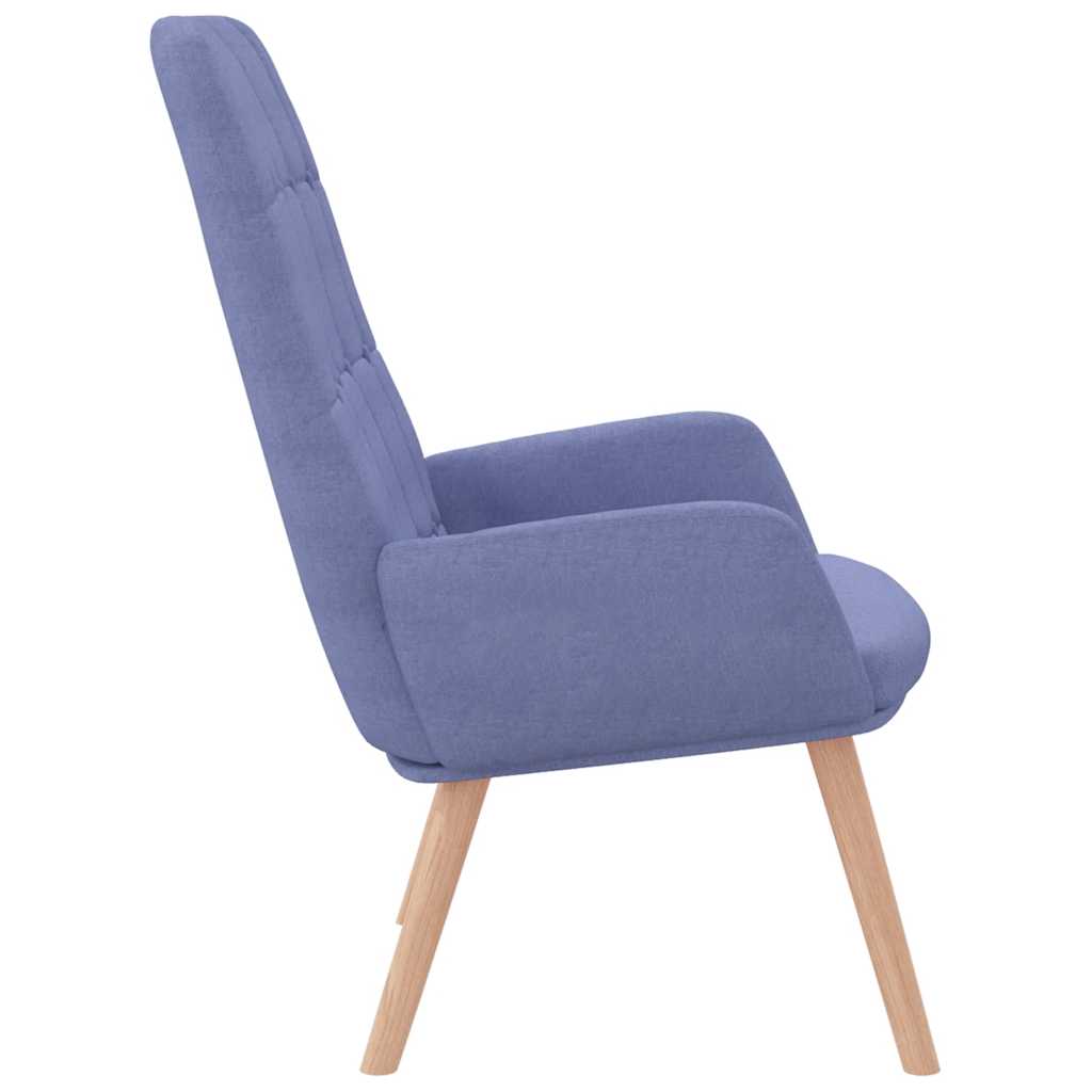 Scaun de relaxare, jeans albastru, material textil GartenMobel Dekor