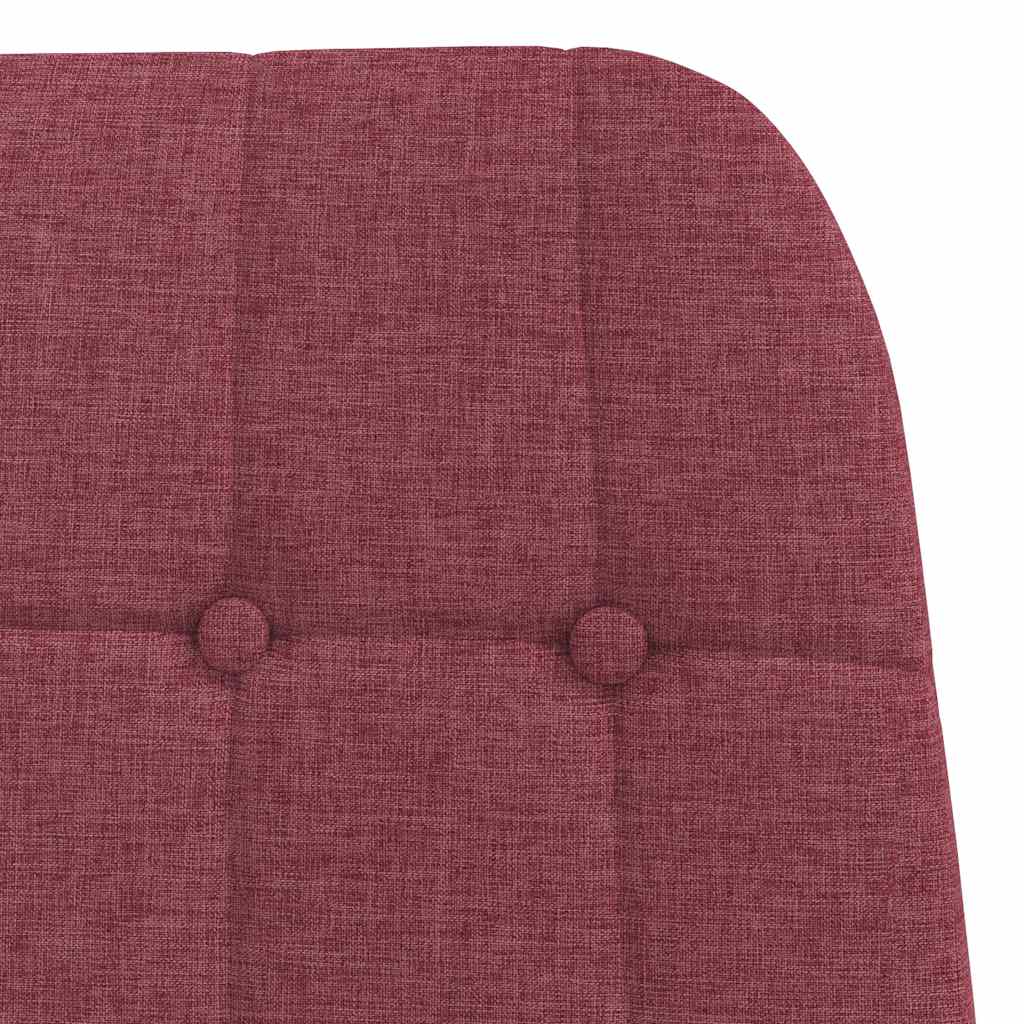 Scaun de relaxare, roșu vin, material textil GartenMobel Dekor