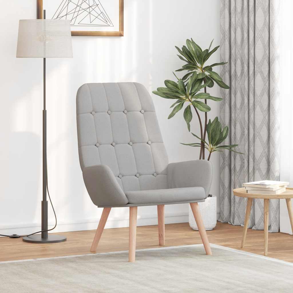 Scaun de relaxare Cloud Grey Fabric GartenMobel Dekor