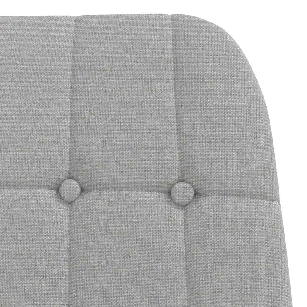 Scaun de relaxare Cloud Grey Fabric GartenMobel Dekor