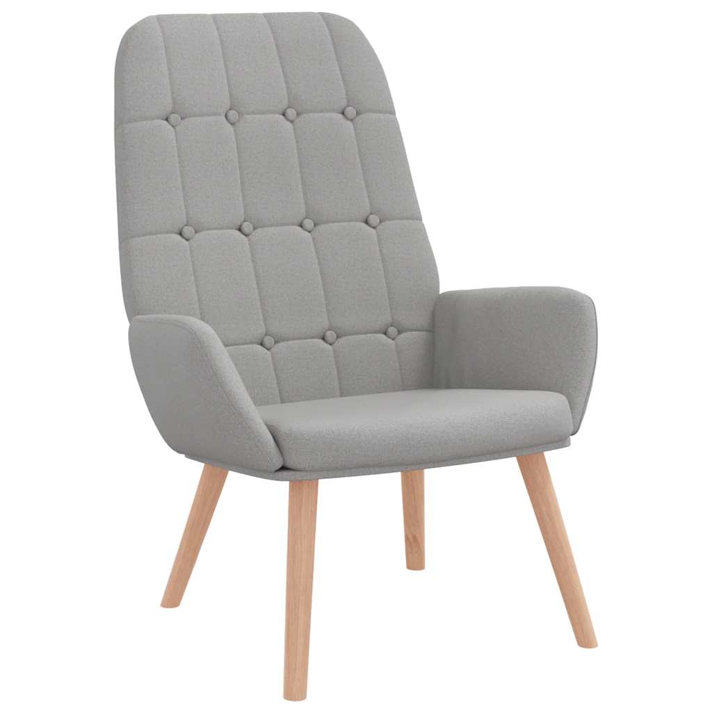 Scaun de relaxare Cloud Grey Fabric GartenMobel Dekor
