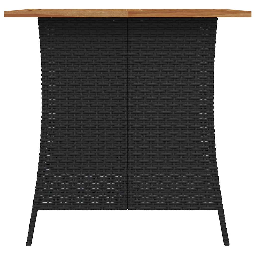 Set mobilier de grădină cu perne, 5 piese, negru, poliratan GartenMobel Dekor