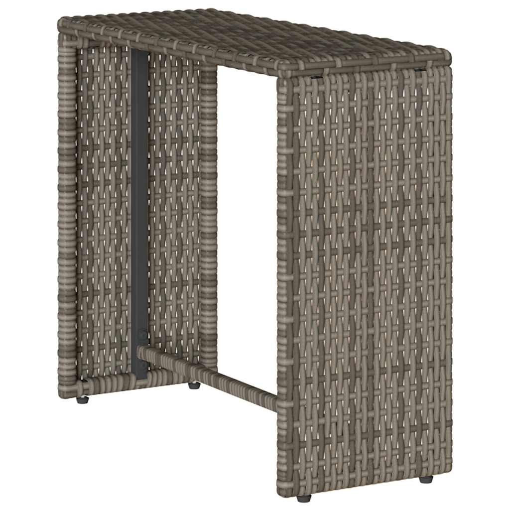 Set canapea grădină 5 piese cu perne stivuibile polirattan gri GartenMobel Dekor