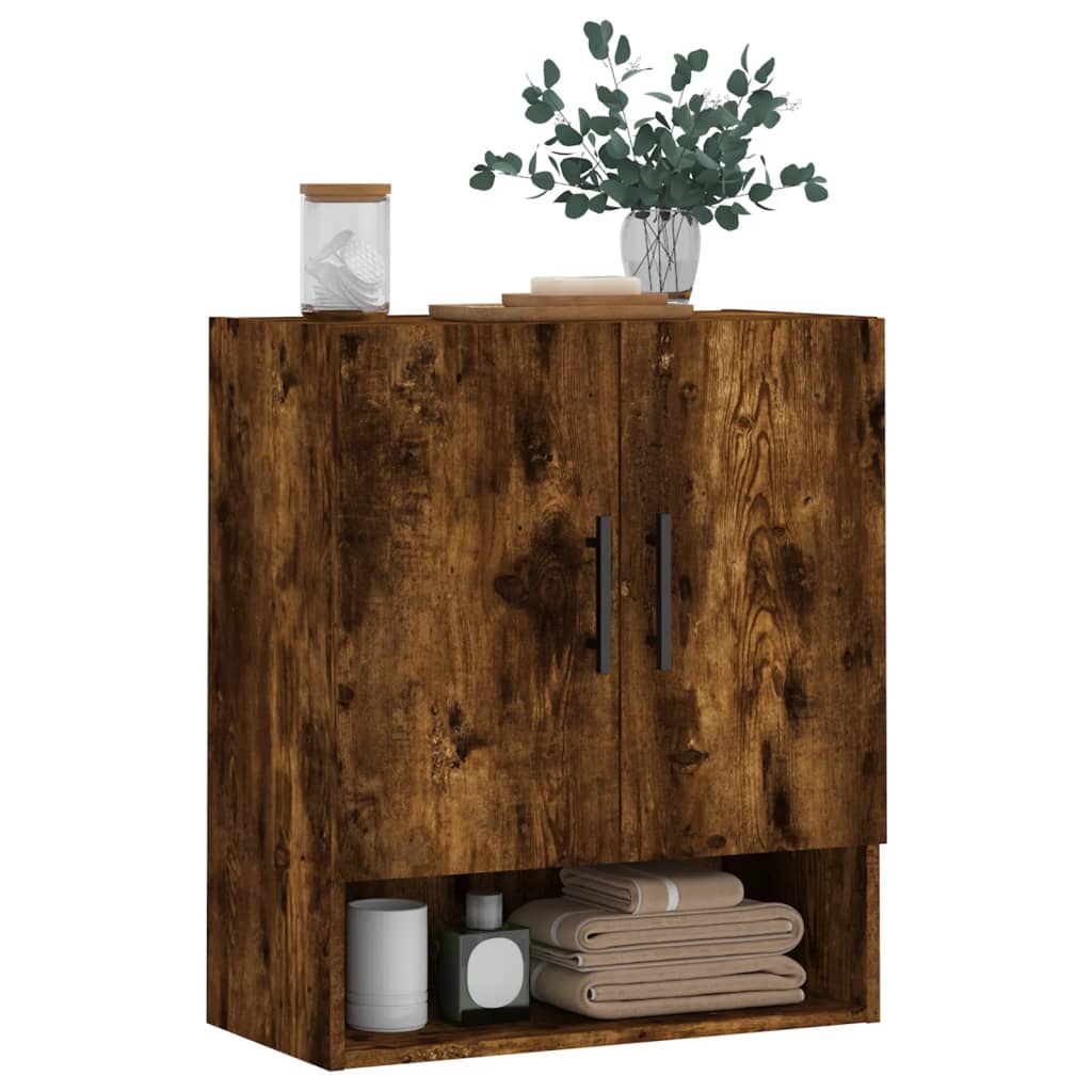 Dulap de perete, stejar fumuriu, 60x31x70 cm, lemn compozit GartenMobel Dekor