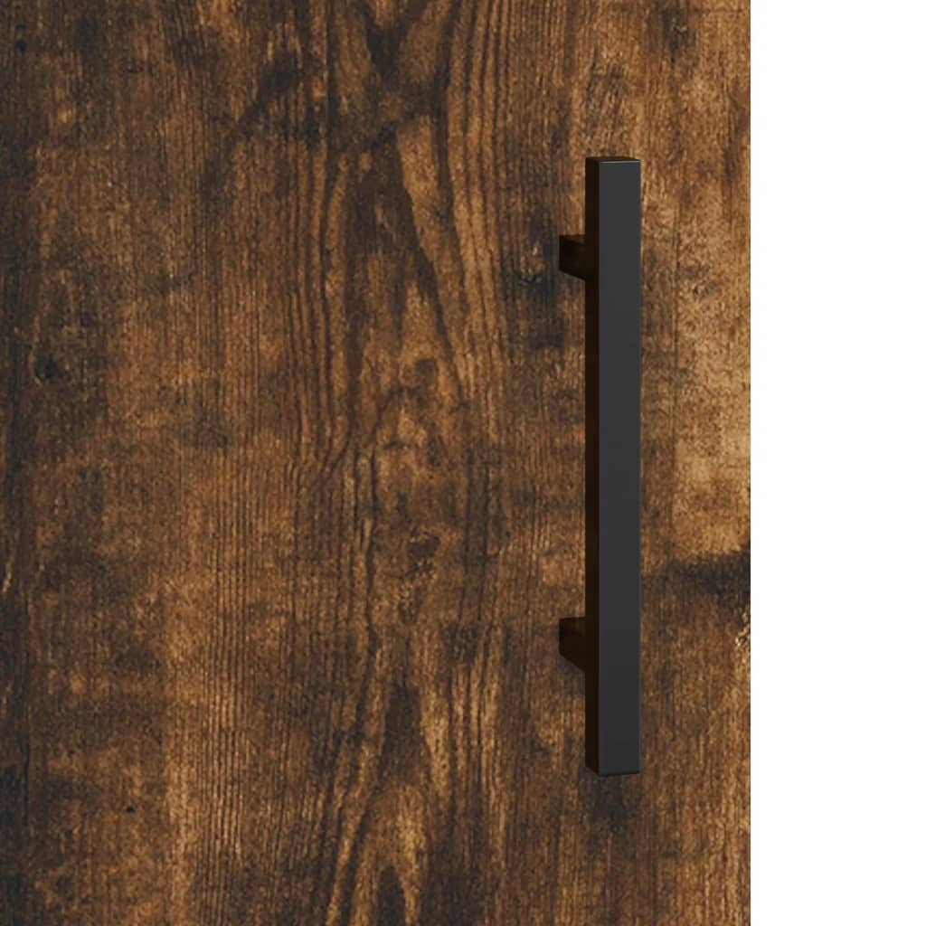 Dulap de perete, stejar fumuriu, 60x31x70 cm, lemn compozit GartenMobel Dekor