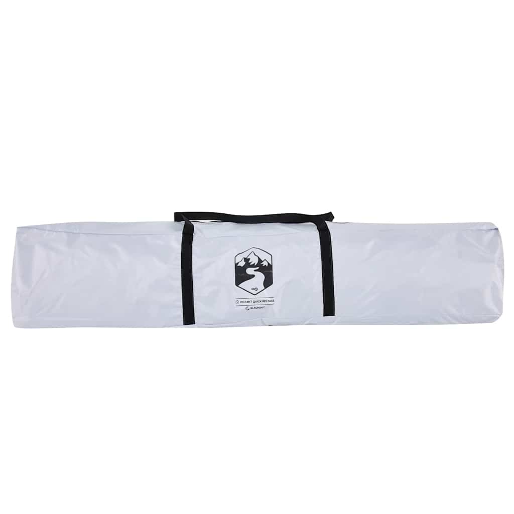 Cort de camping 3 persoane, alb opac, setare rapidă, țesătură GartenMobel Dekor