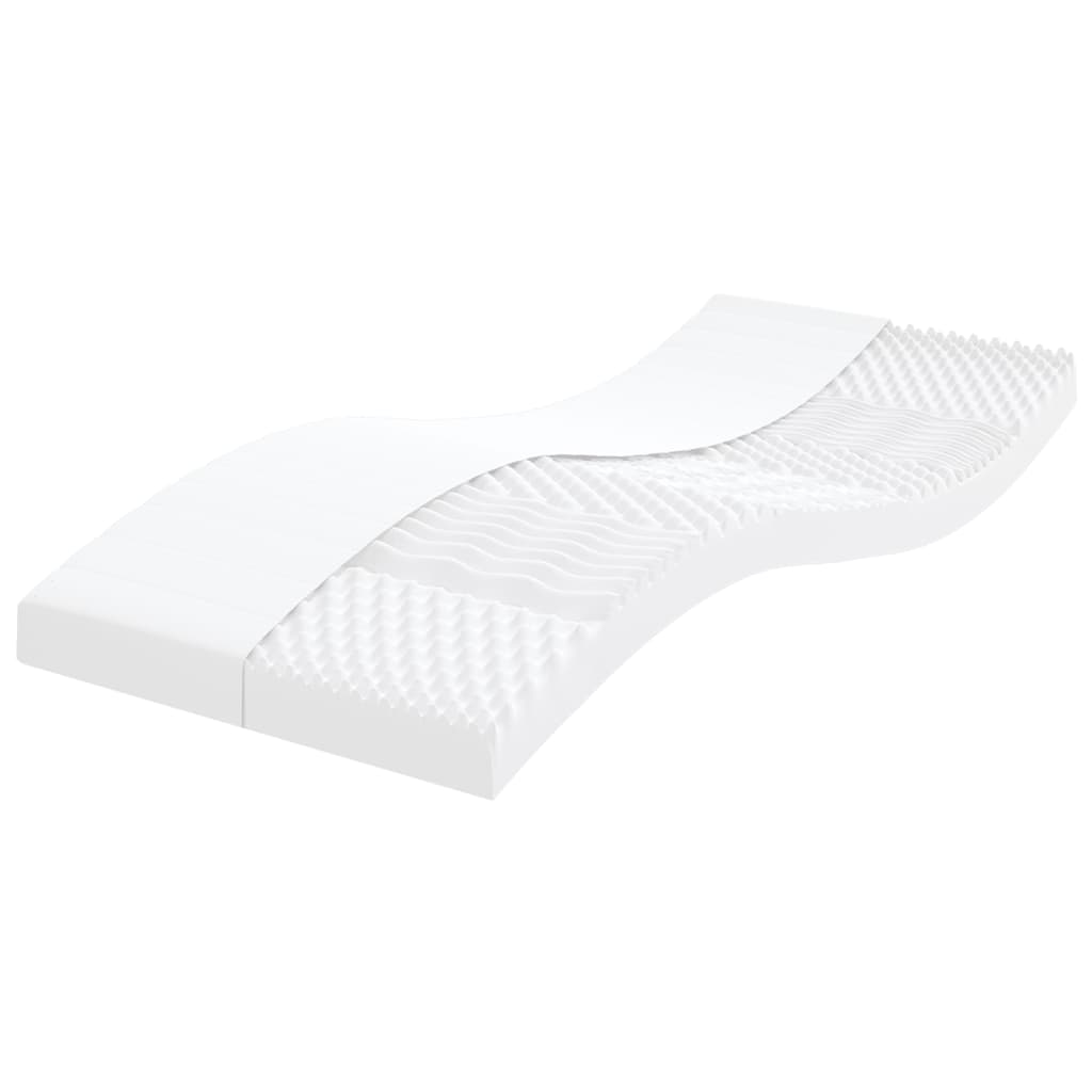 Pat de zi cu extensie și saltele, negru, 100x200 cm, textil GartenMobel Dekor