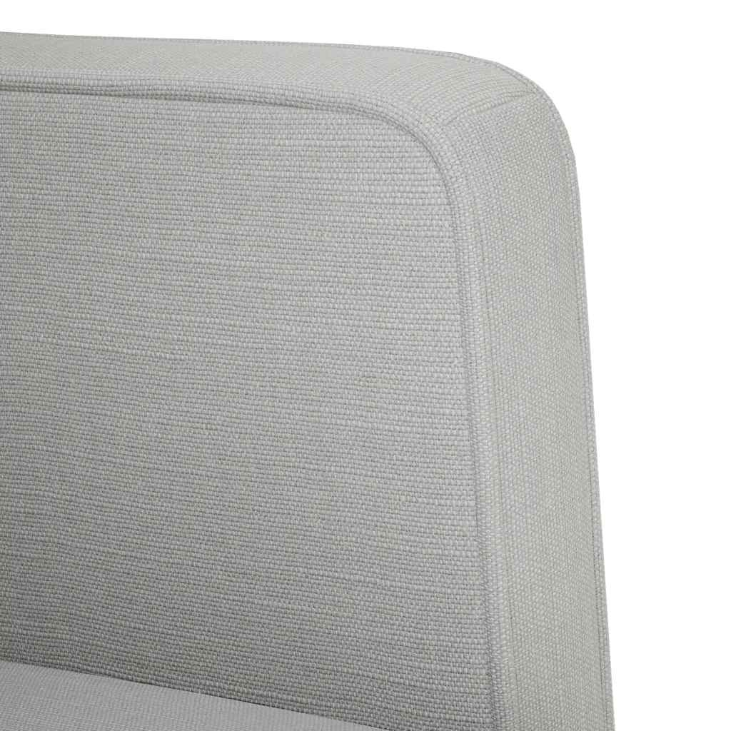 Canapea scaun cu cotiere, gri nor, 53 cm, textil GartenMobel Dekor