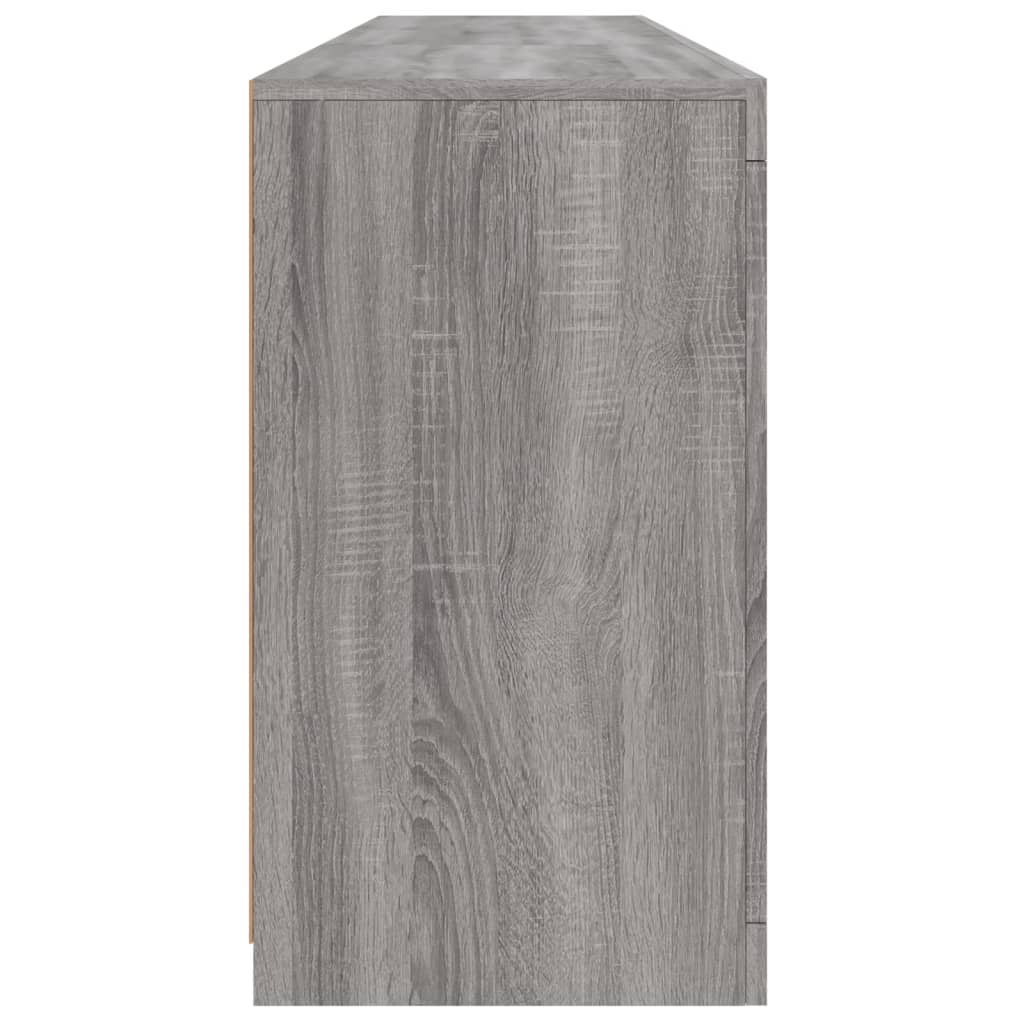 Dulap cu lumini LED, gri sonoma, 162x37x67 cm GartenMobel Dekor