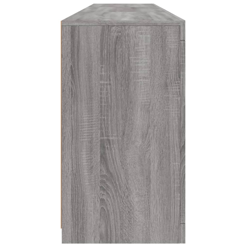 Dulap cu lumini LED, gri sonoma, 181,5x37x67 cm GartenMobel Dekor