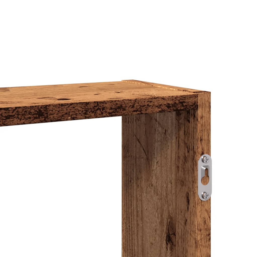 Raft de perete, lemn vechi, 99x15x60 cm, lemn prelucrat GartenMobel Dekor