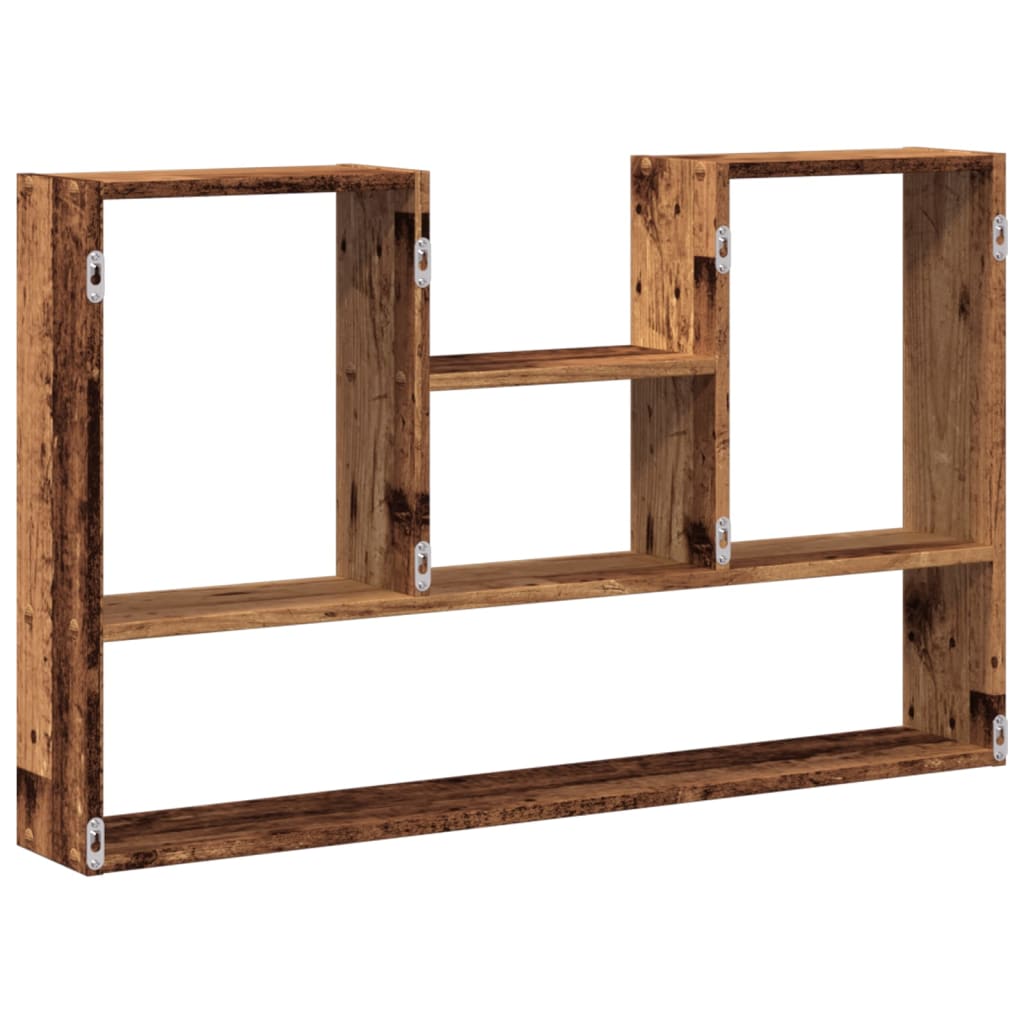 Raft de perete, lemn vechi, 99x15x60 cm, lemn prelucrat GartenMobel Dekor