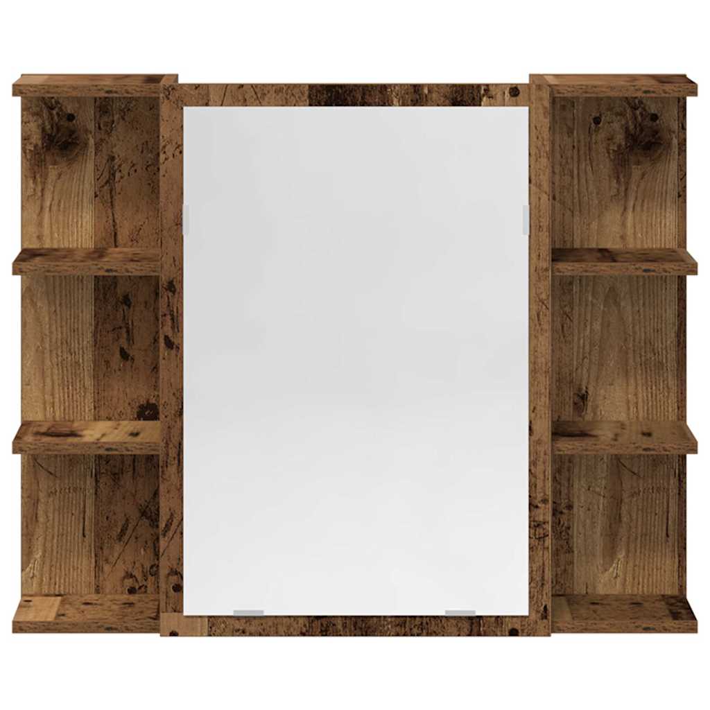 Set mobilier de baie, 3 piese, lemn vechi, lemn prelucrat GartenMobel Dekor