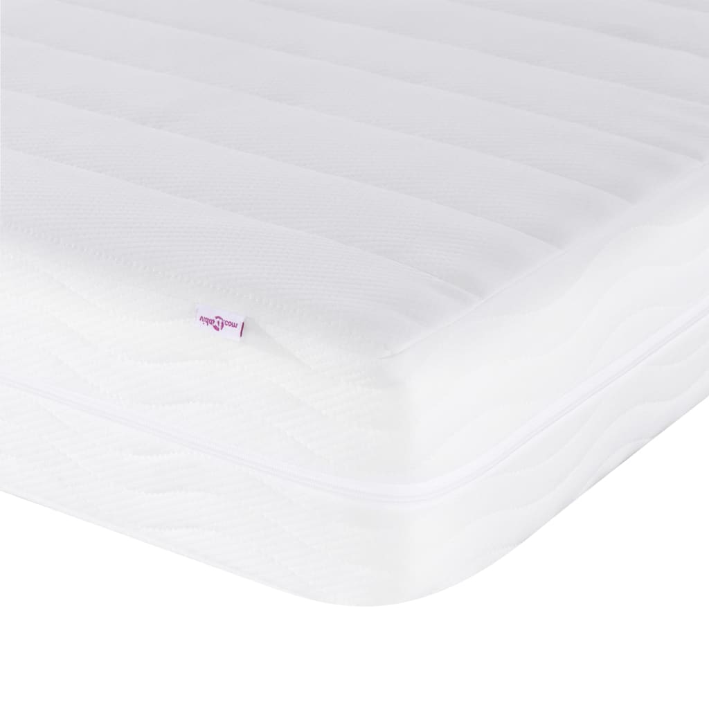 Pat de zi cu saltea, crem, 80x200 cm, textil GartenMobel Dekor