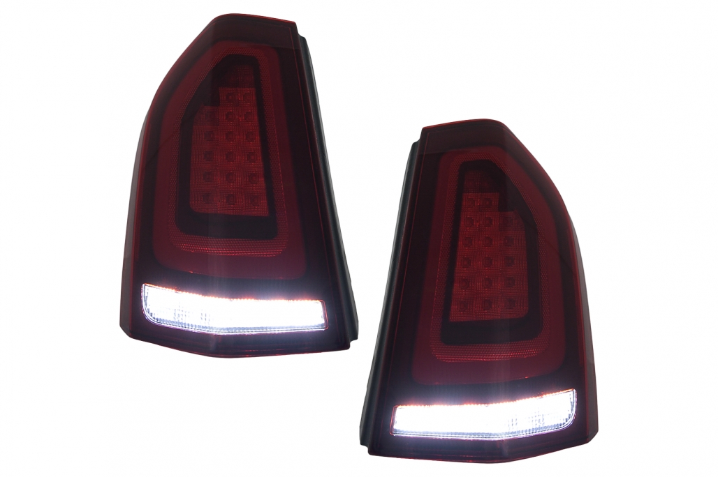 Stopuri Litec LED VW Scirocco III 08-10 rosu / fum Performance AutoTuning