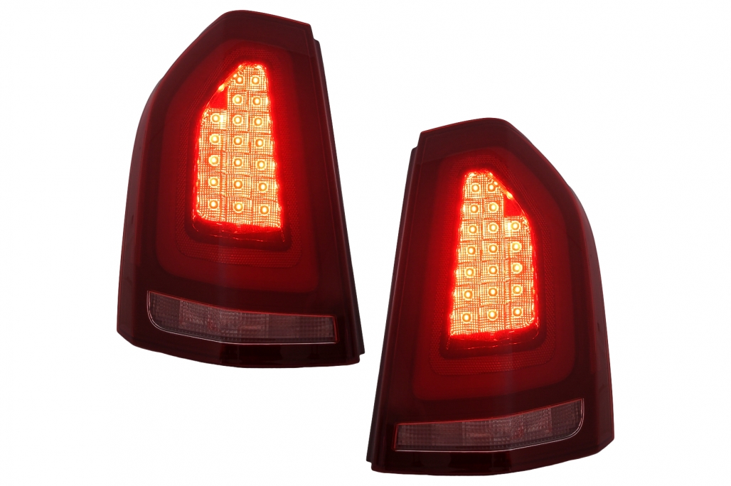 Stopuri Litec LED VW Scirocco III 08-10 rosu / fum Performance AutoTuning