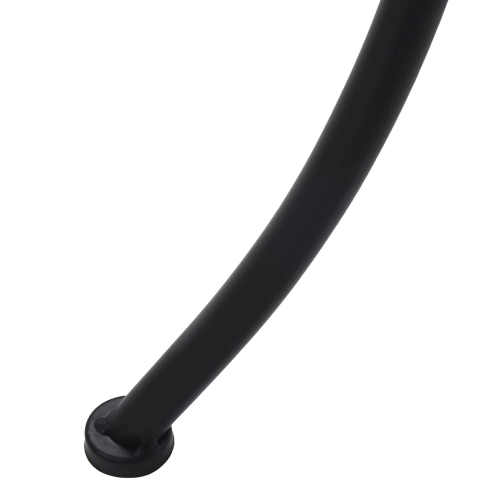 Masă de bistro mozaic, portocaliu/gri, 60 cm, ceramică GartenMobel Dekor