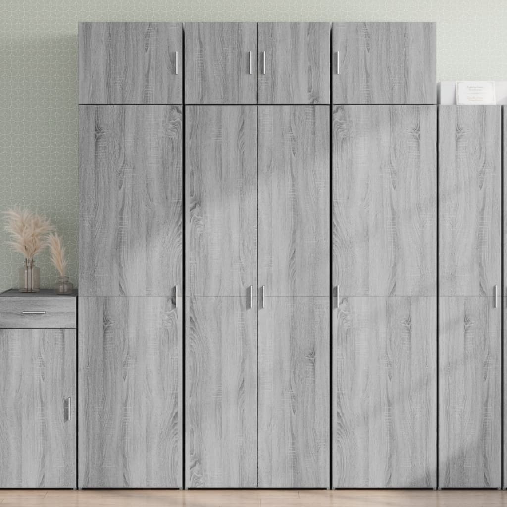 Dulap înalt, gri sonoma, 70x42,5x185 cm, lemn prelucrat GartenMobel Dekor
