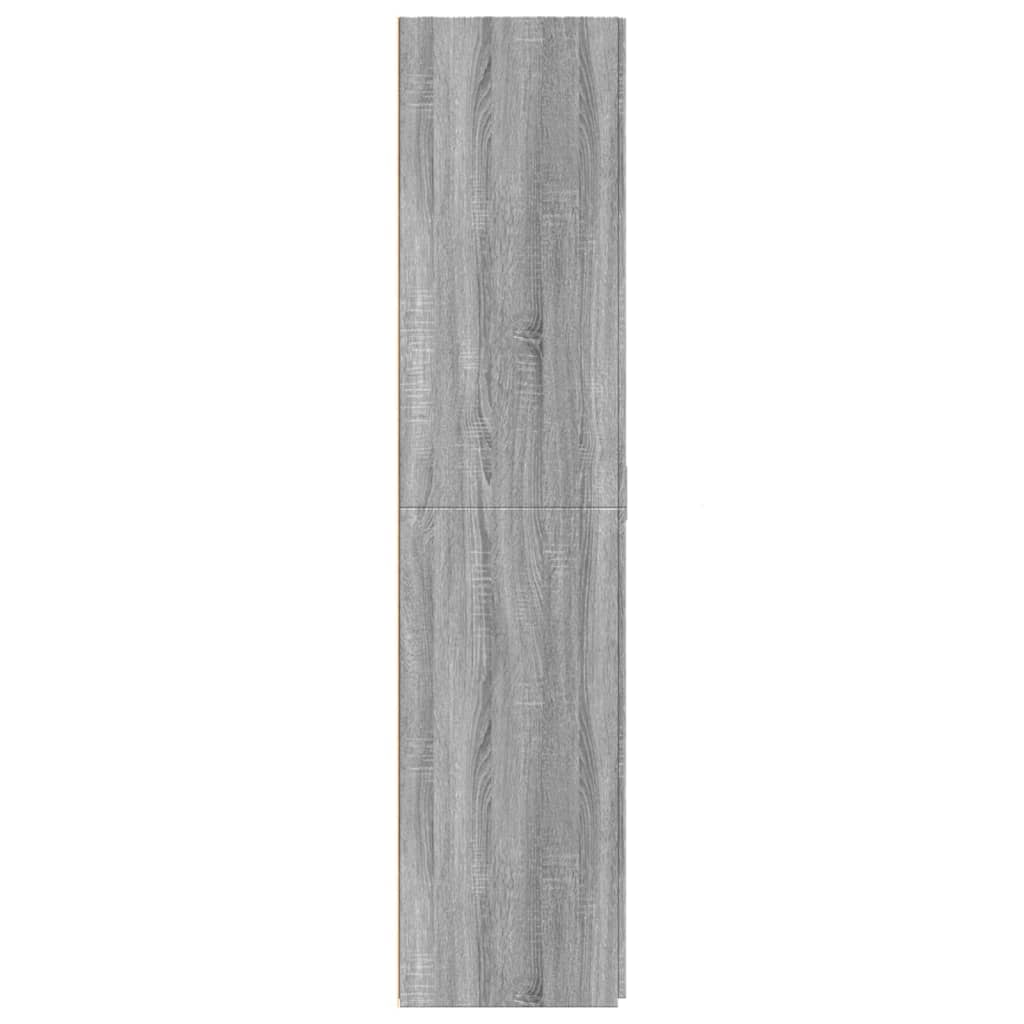 Dulap înalt, gri sonoma, 70x42,5x185 cm, lemn prelucrat GartenMobel Dekor