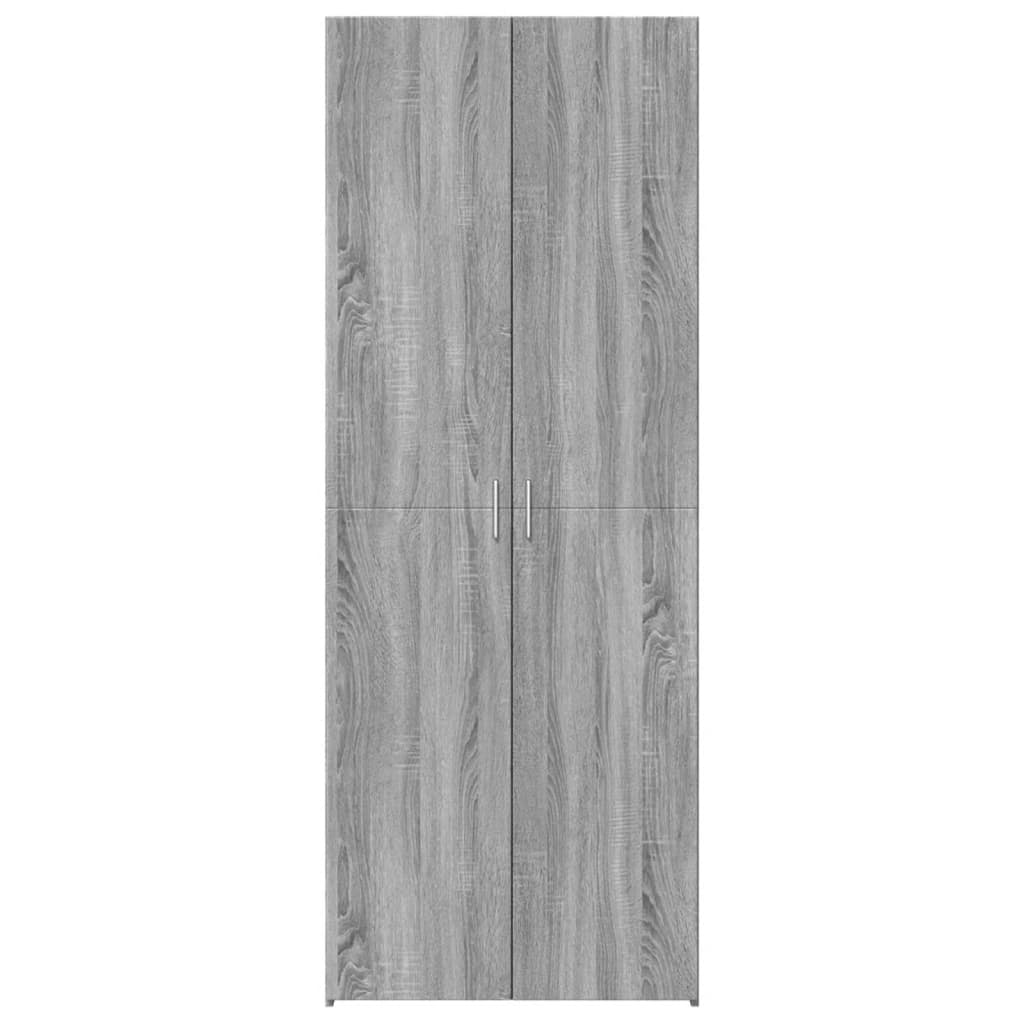 Dulap înalt, gri sonoma, 70x42,5x185 cm, lemn prelucrat GartenMobel Dekor