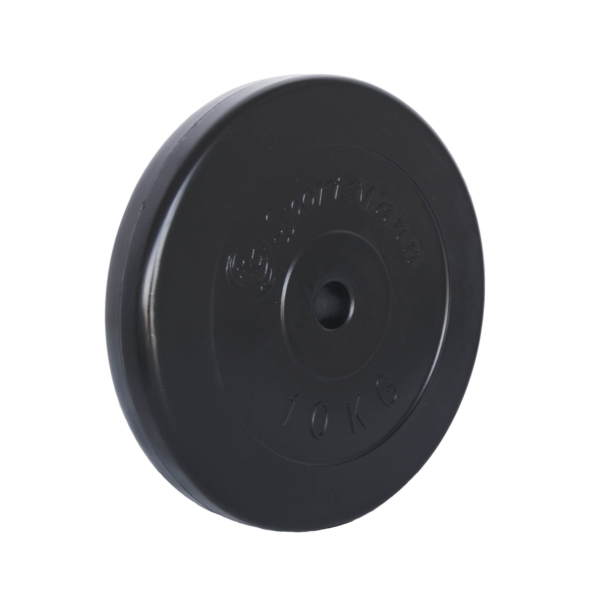 Greutate PVC 10kg/31mm Sportmann - negru FitLine Training