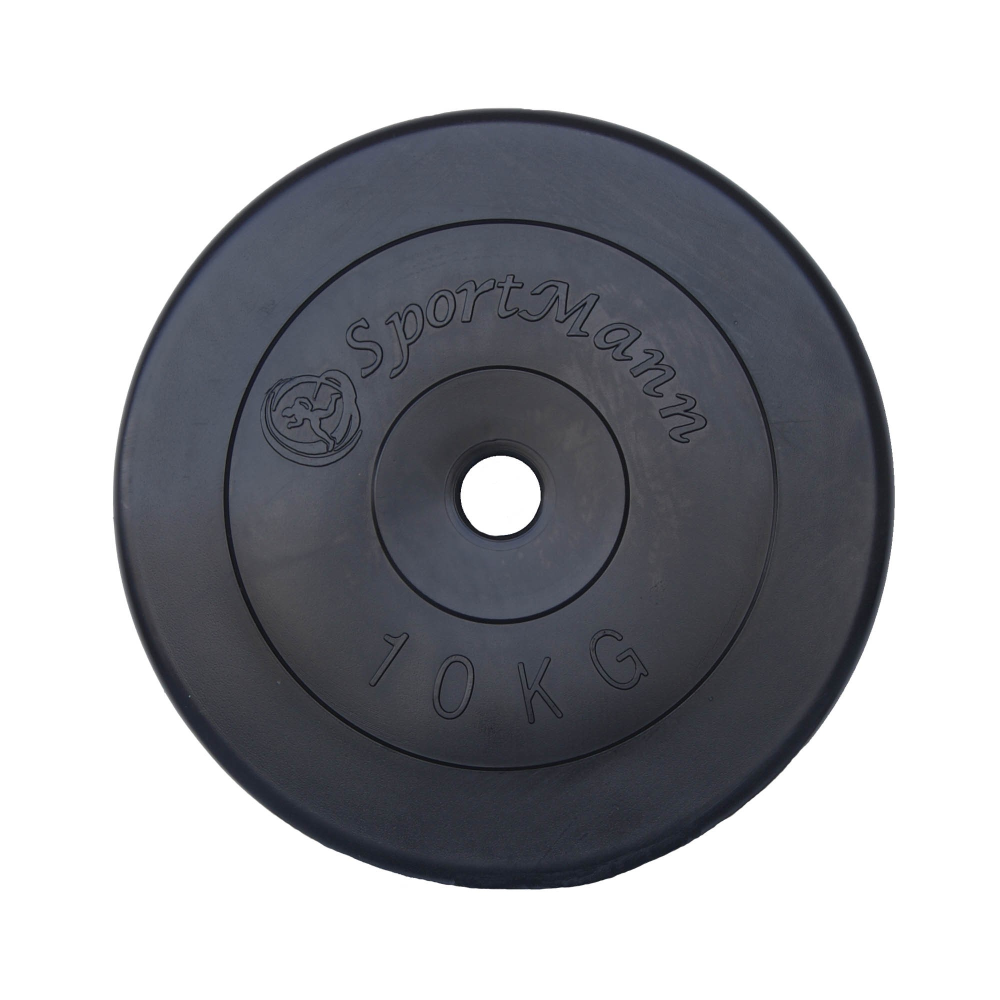 Greutate PVC 10kg/31mm Sportmann - negru FitLine Training