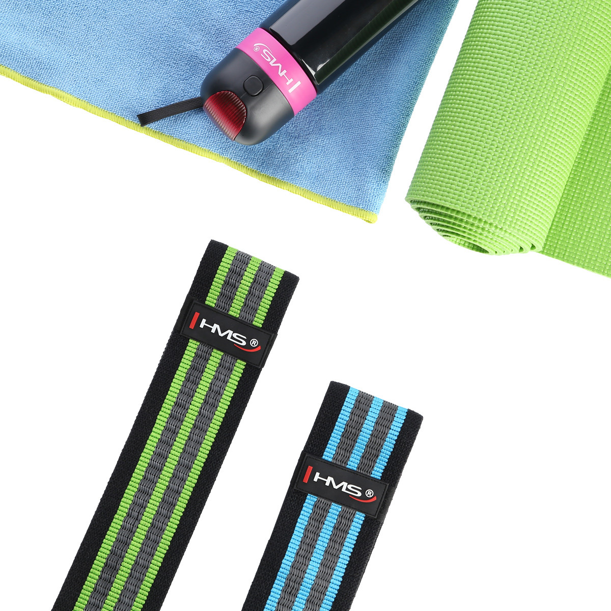 Set benzi elastice 2in1 HMS HB12 FitLine Training