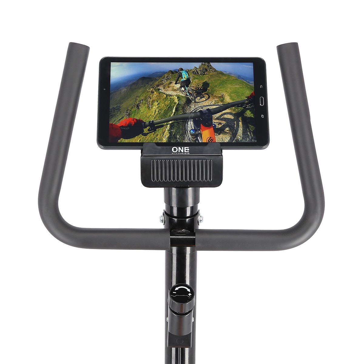 Bicicleta mecanica HMS ONE RW3011 Negru/Portocaliu FitLine Training