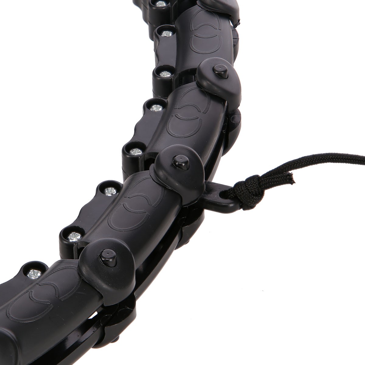 Cerc Hula Hoop cu Greutate HMS HHW02 43 cm, Negru FitLine Training