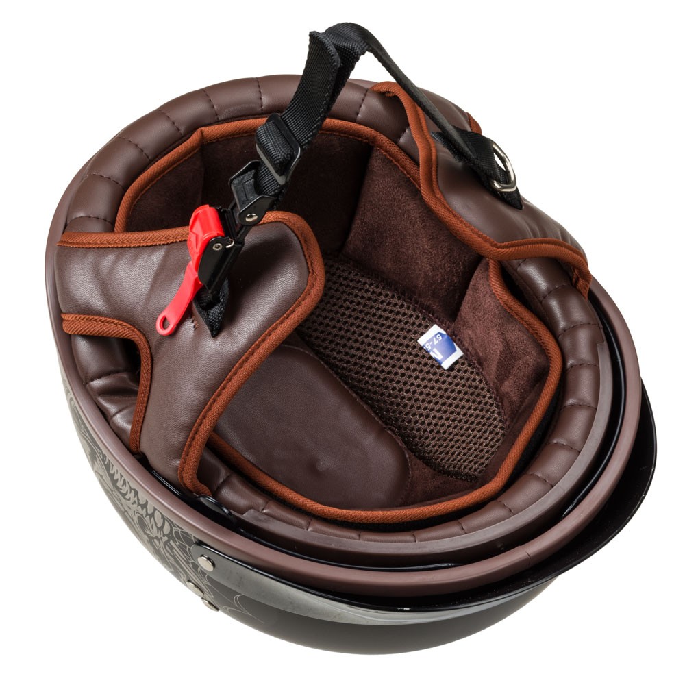 Casca Moto W-TEC Longroad-Wings Skull FitLine Training