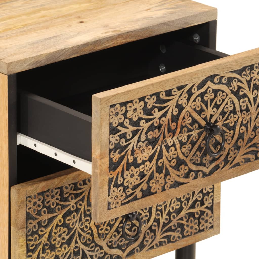 Noptieră, 40x33x46 cm, lemn masiv de mango   GartenMobel Dekor