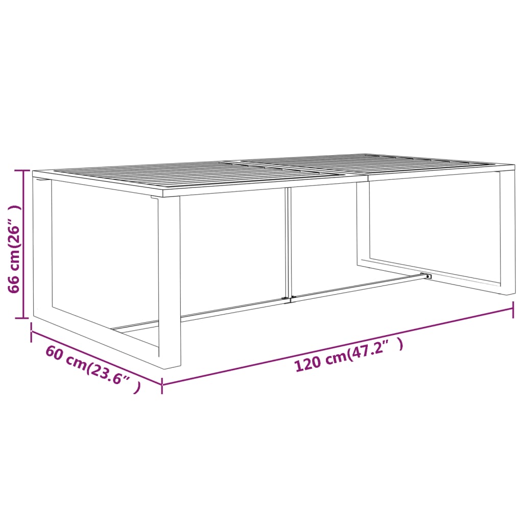 Set mobilier de grădină cu perne, 6 piese, antracit, aluminiu GartenMobel Dekor