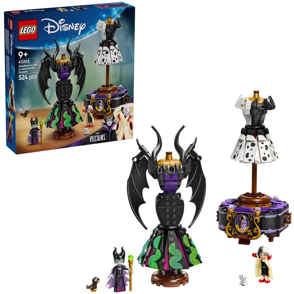 LEGO DISNEY ROCHIILE LUI MALEFICENT SI CRUELLA DE VIL 43262 SuperHeroes ToysZone
