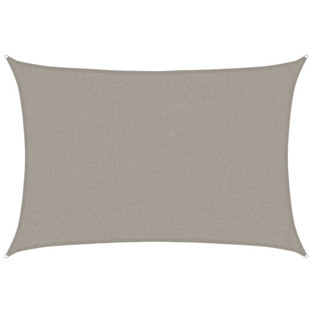 Parasolar, gri deschis, dreptunghiular, 2,5x3,5 m HDPE 160 g/m² GartenMobel Dekor