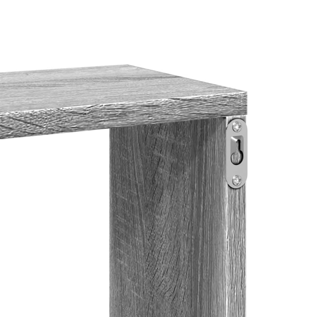 Raft de perete, gri sonoma, 167,5x18x68 cm, lemn prelucrat GartenMobel Dekor