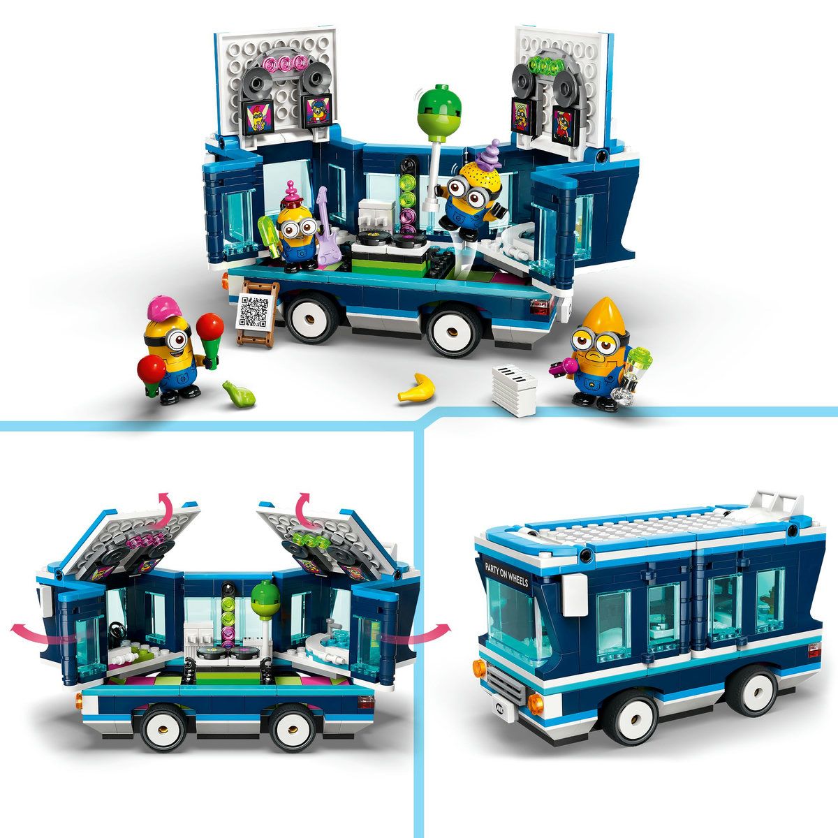 LEGO DESPICABLE ME4 AUTOBUZUL DE PETRECERE AL MINIONILOR 75581 SuperHeroes ToysZone