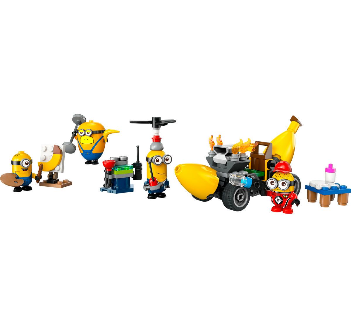 LEGO DESPICABLE ME4 MINIONII SI MASINA BANANA 75580 SuperHeroes ToysZone