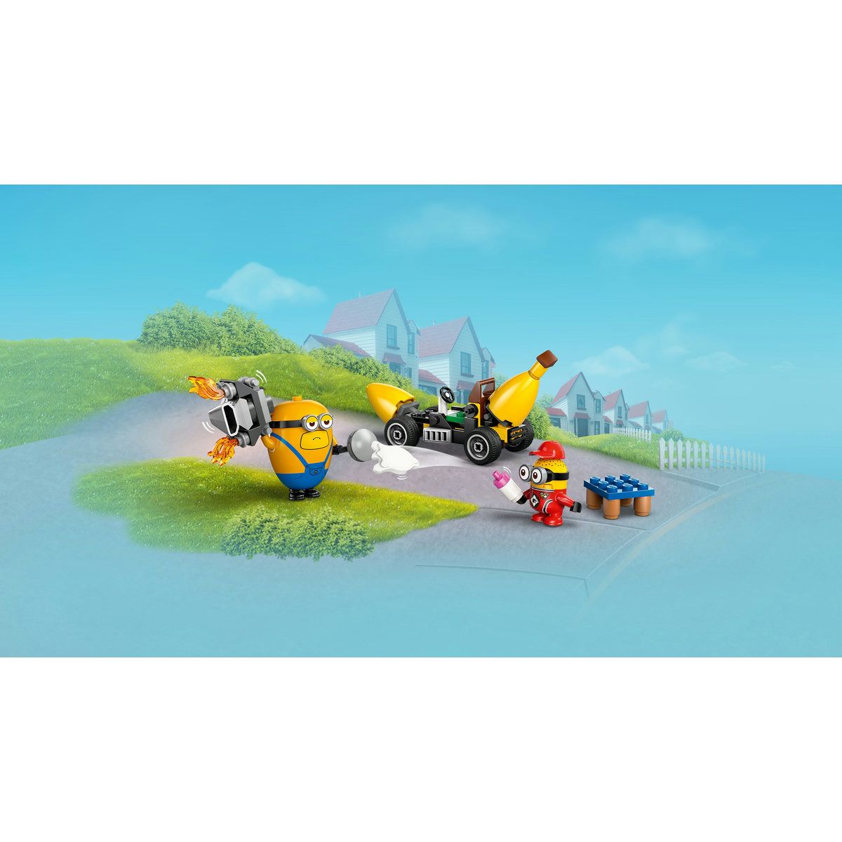 LEGO DESPICABLE ME4 MINIONII SI MASINA BANANA 75580 SuperHeroes ToysZone