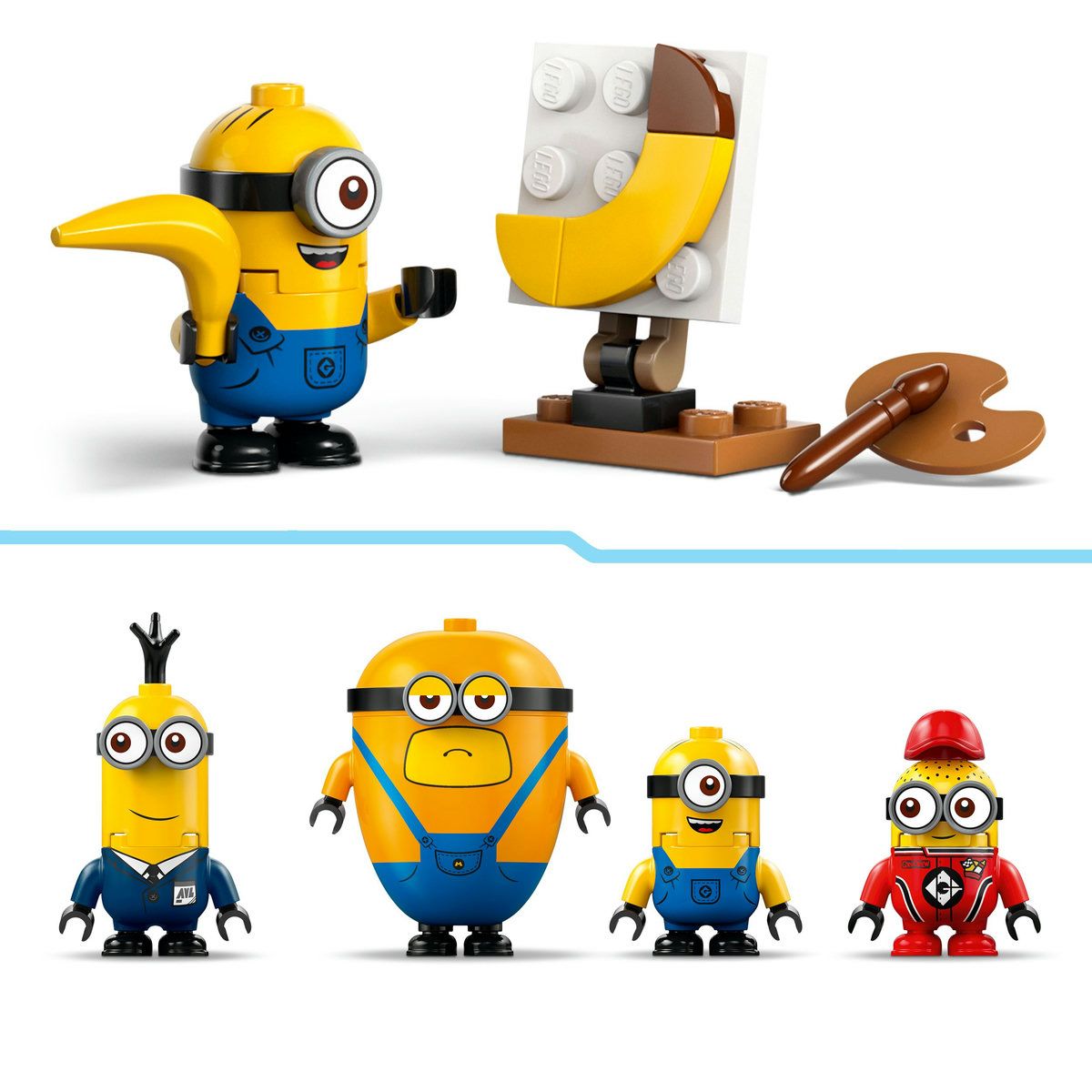LEGO DESPICABLE ME4 MINIONII SI MASINA BANANA 75580 SuperHeroes ToysZone