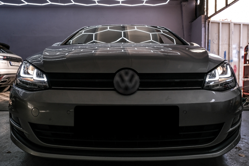 Faruri 3D LED VW Golf VII (2012-2017) R-Line LED Semnalizare Dinamica Performance AutoTuning