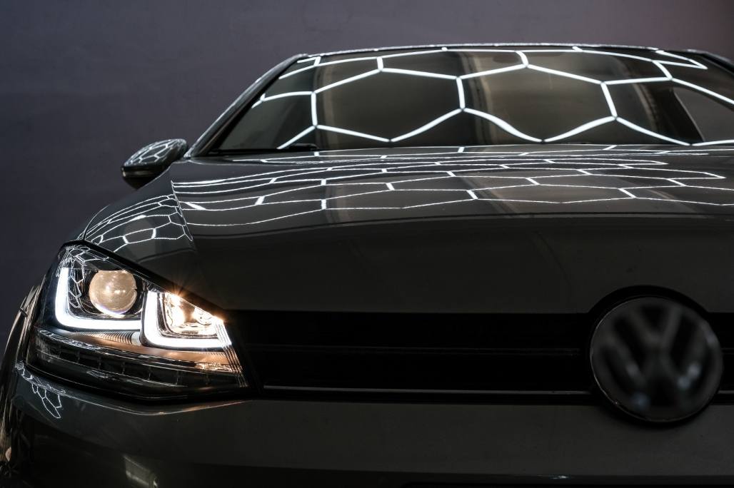 Faruri 3D LED VW Golf VII (2012-2017) R-Line LED Semnalizare Dinamica Performance AutoTuning