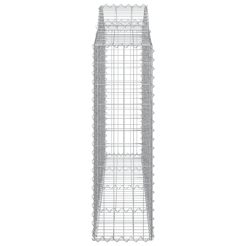 Coșuri gabion arcuite 40 buc, 200x30x100/120 cm fier galvanizat GartenMobel Dekor