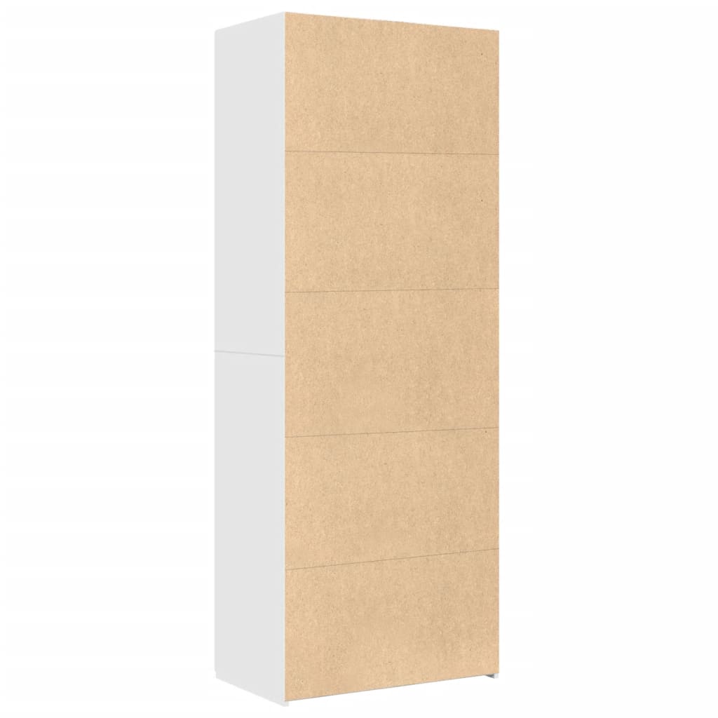 Dulap înalt, alb, 70x42,5x185 cm, lemn prelucrat GartenMobel Dekor