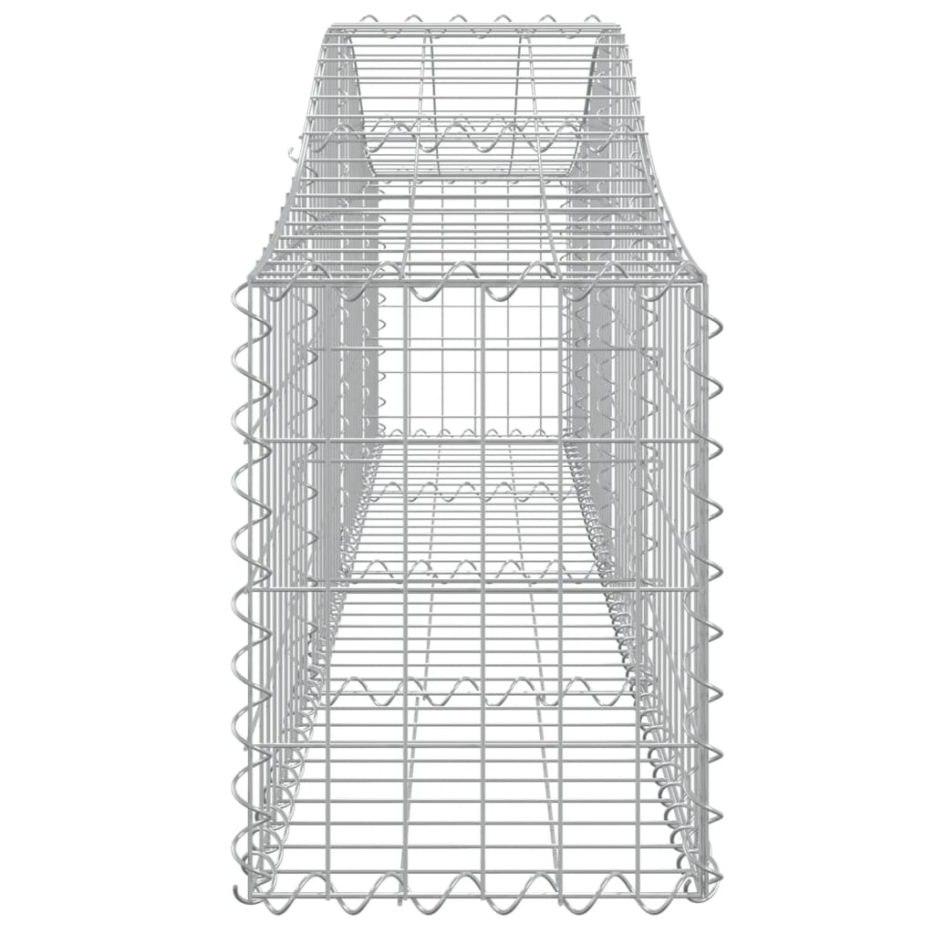 Coșuri gabion arcuite 13 buc, 200x30x40/60 cm, fier galvanizat GartenMobel Dekor