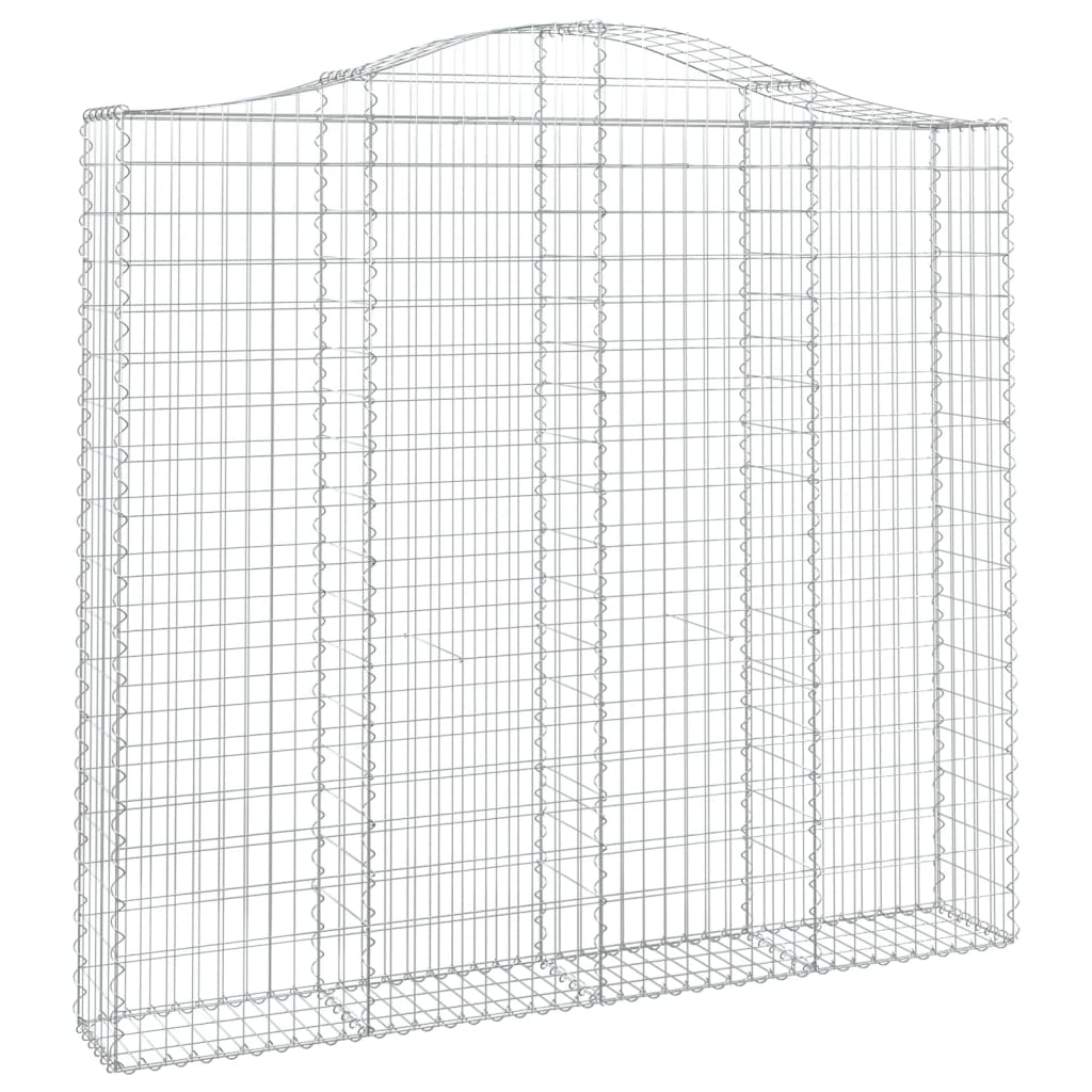 Coșuri gabion arcuite 14 buc, 200x30x180/200cm, fier galvanizat GartenMobel Dekor