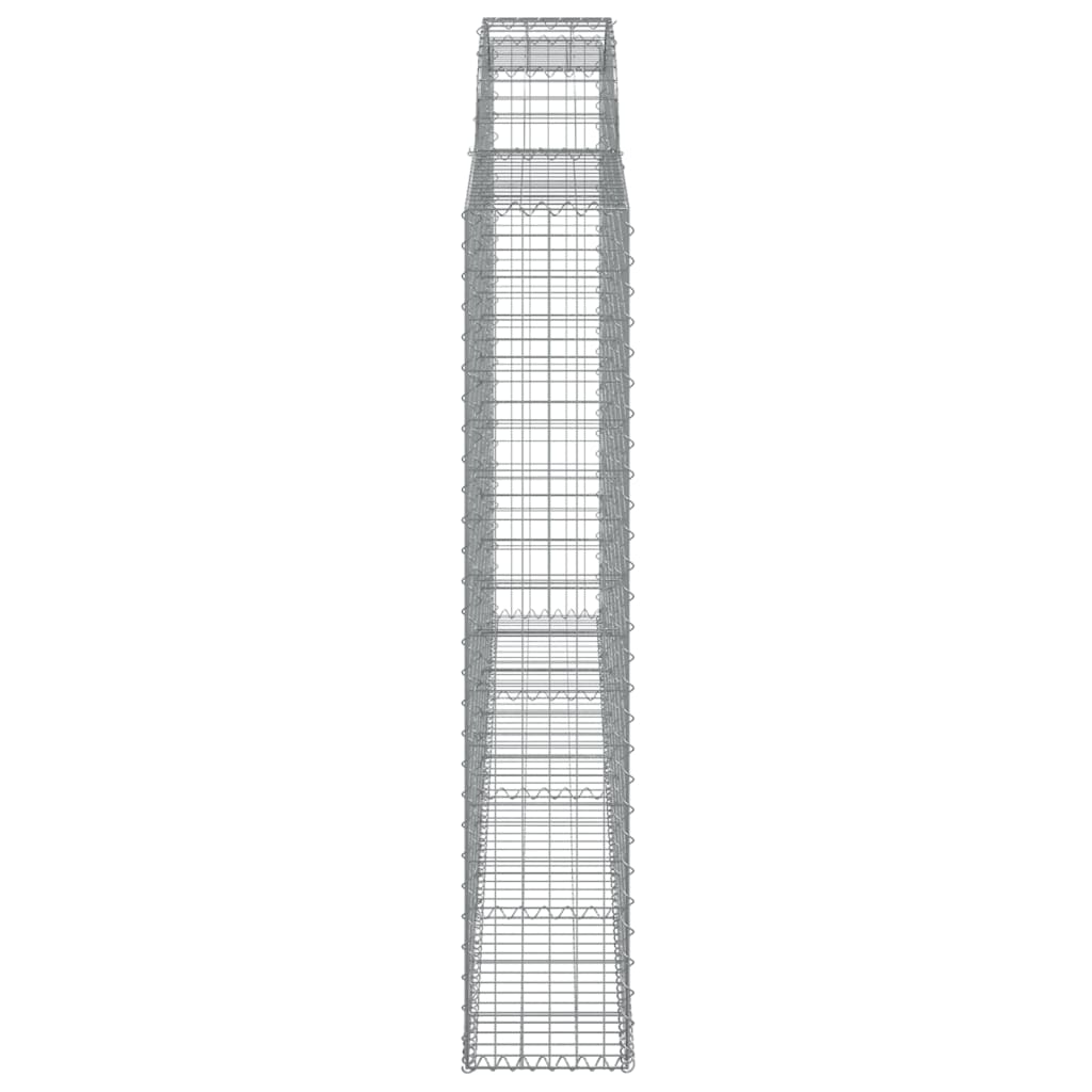 Coșuri gabion arcuite 3 buc. 300x30x160/180 cm fier galvanizat GartenMobel Dekor