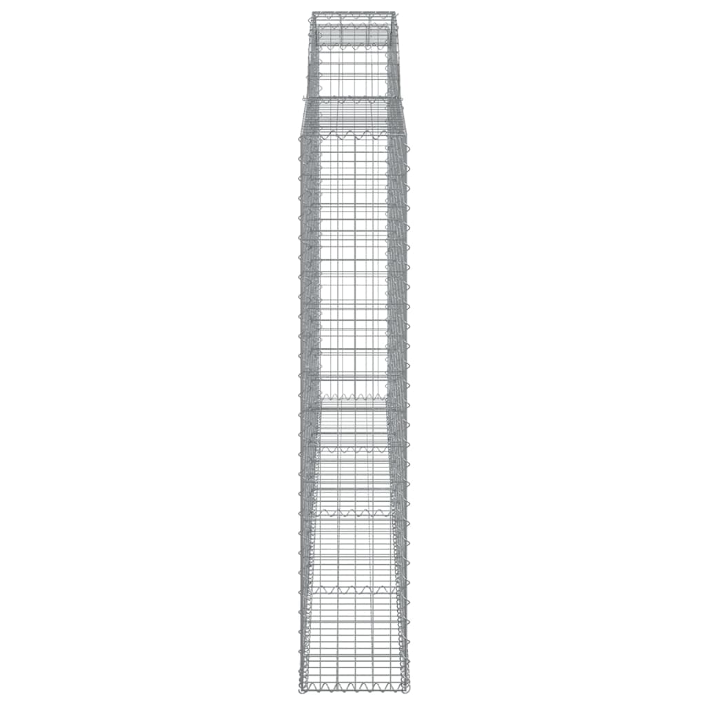 Coșuri gabion arcuite 5 buc. 300x30x160/180 cm fier galvanizat GartenMobel Dekor