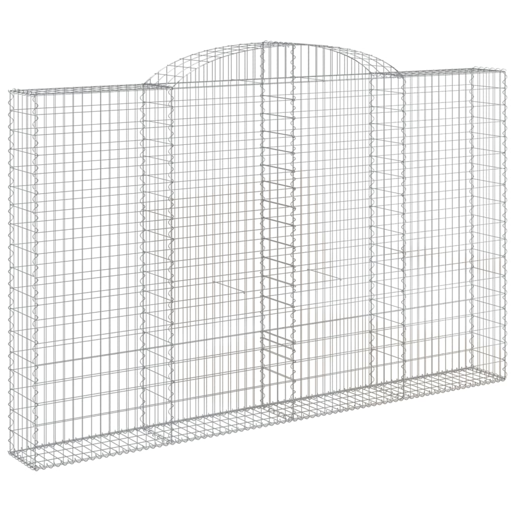 Coșuri gabion arcuite 5 buc, 300x30x180/200 cm, fier galvanizat GartenMobel Dekor