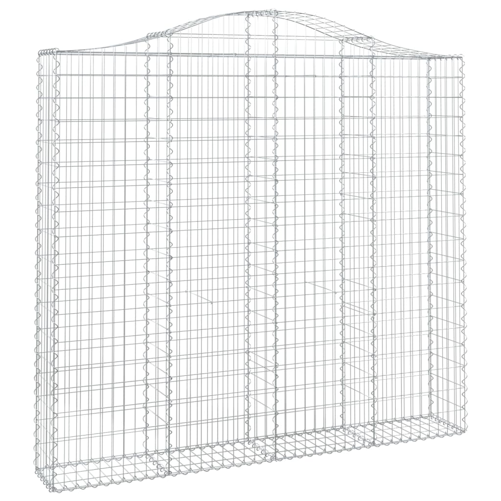 Coșuri gabion arcuite 7 buc, 200x30x180/200cm, fier galvanizat GartenMobel Dekor